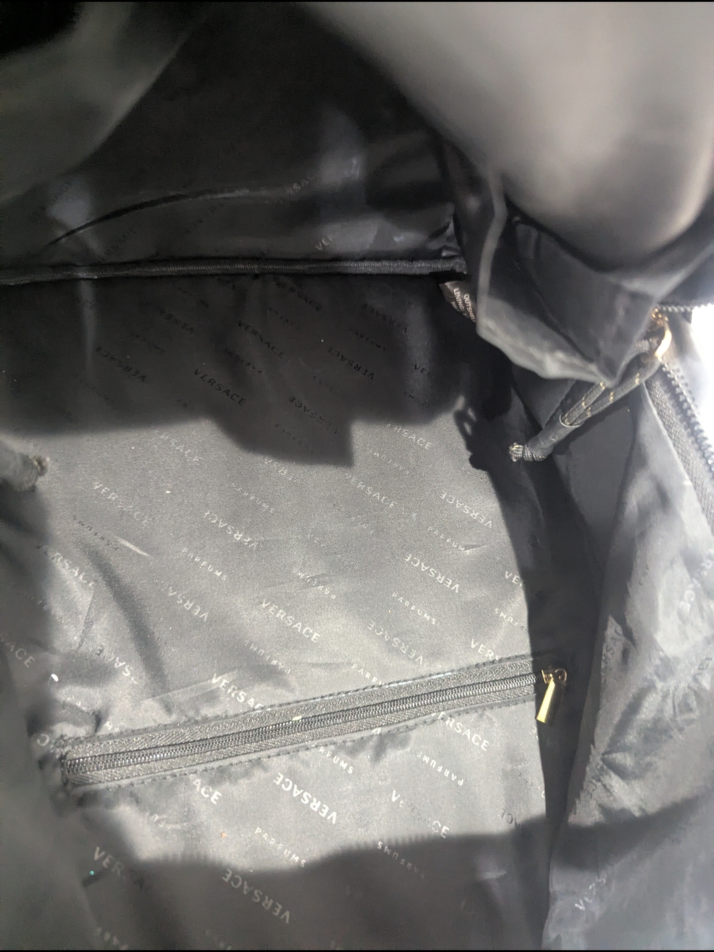 Versace Parfums Black Nylon Backpack - Picture 4 of 12